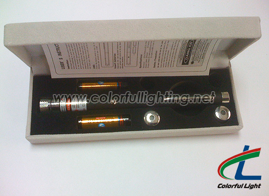 5mw-150mw Green Laser Pointer With Five Tops In The Box