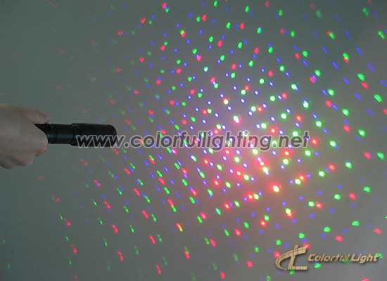 Tricolor Laser Pointer Effect
