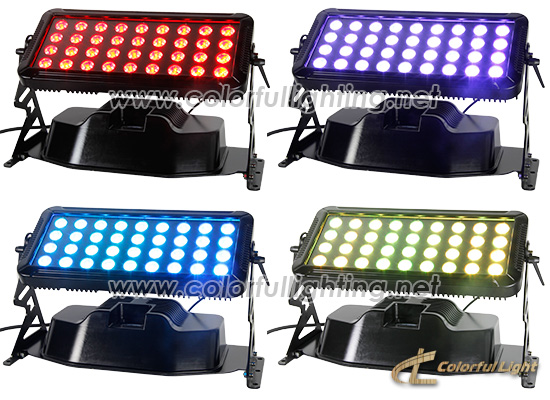 Side Of 36pcs 8W 4in1 LED Wall Washing Lights