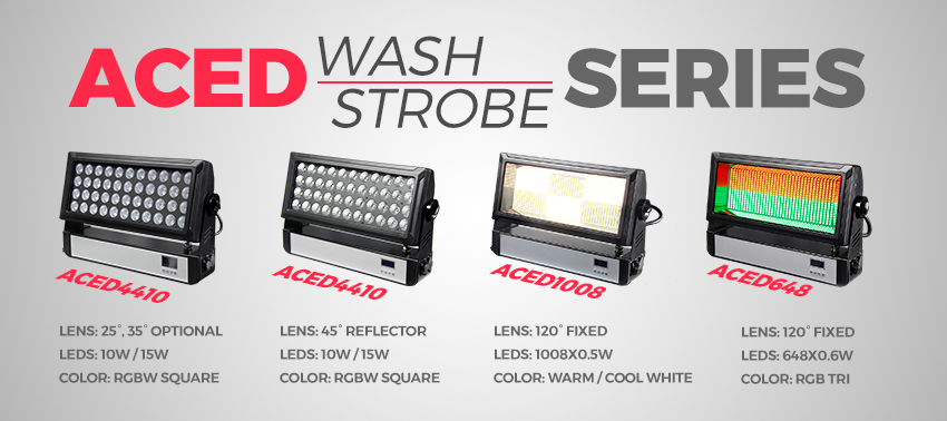 ACED Wash Strobe Light Series
