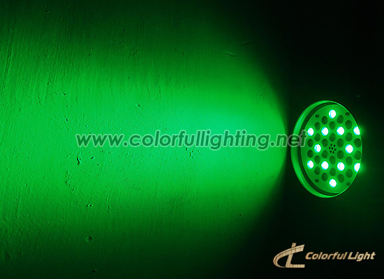 High Power LED Par Light Green Color Effect