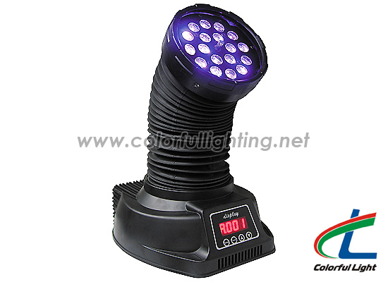 18 x 3W 13 CHs Zoom Cobra LED Moving Head