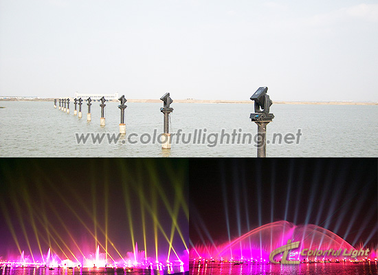 7000W Moving Head Color Change Search Light In Project