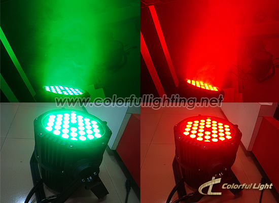 Effects Of Tricolor Led Waterproof King Par Stage Light