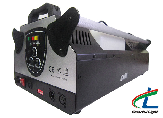 Back Of 3000W Fog Machine With Remote Controller