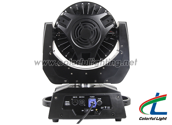 Back Of 36*10W Quad-in-1 LED Moving Head Washing Light