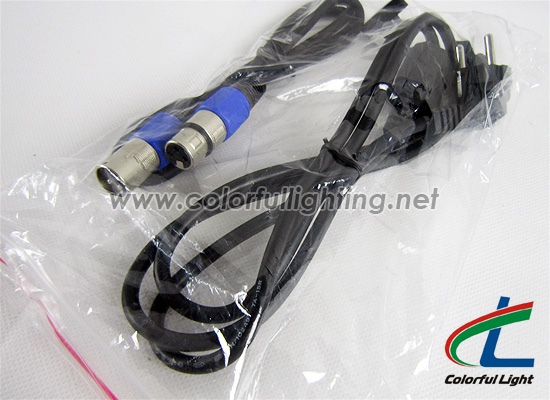 Cables Of 7*3W RGB 3in1 LED Flat Slim Par Light