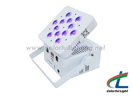 12 RGBWAUV 6in1 Wireless Battery LED Par Can