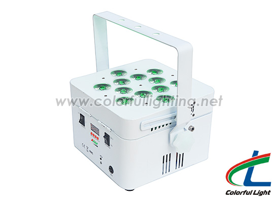 12 RGBW 4in1 Wireless Battery LED Par Can