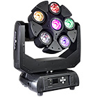 6x40w 4in1 multi rotational led beam moving head