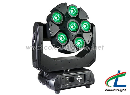 6x40w 4in1 multi rotational led moving head