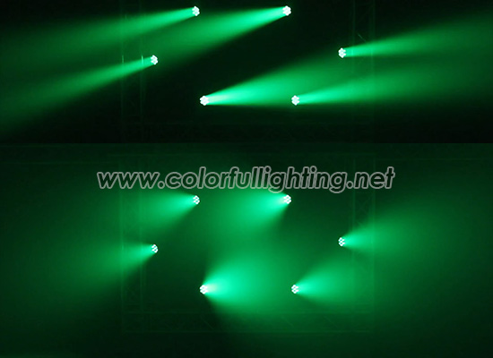 7pcs 12W 4in1 LED Zoom Moving Head